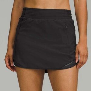 Lululemon Hotty Hot High-Rise Skirt – Black – Size 6